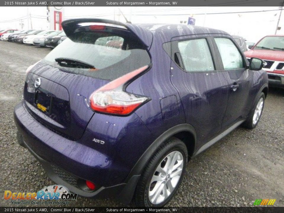 2015 Nissan Juke S AWD Cosmic Blue / Black/Silver Photo #8
