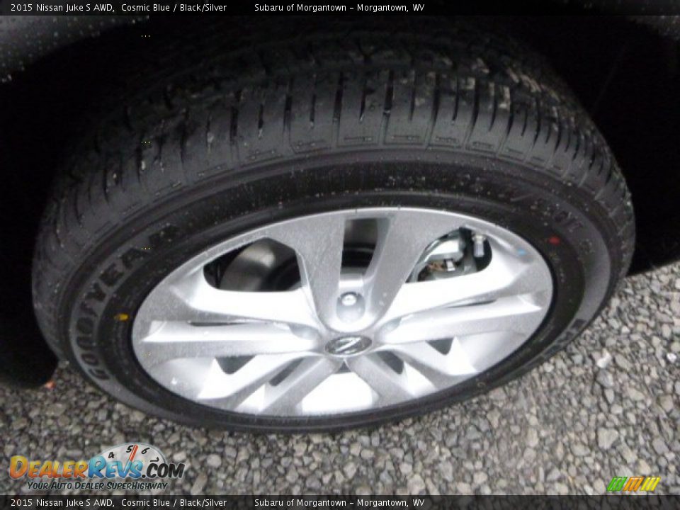 2015 Nissan Juke S AWD Cosmic Blue / Black/Silver Photo #10