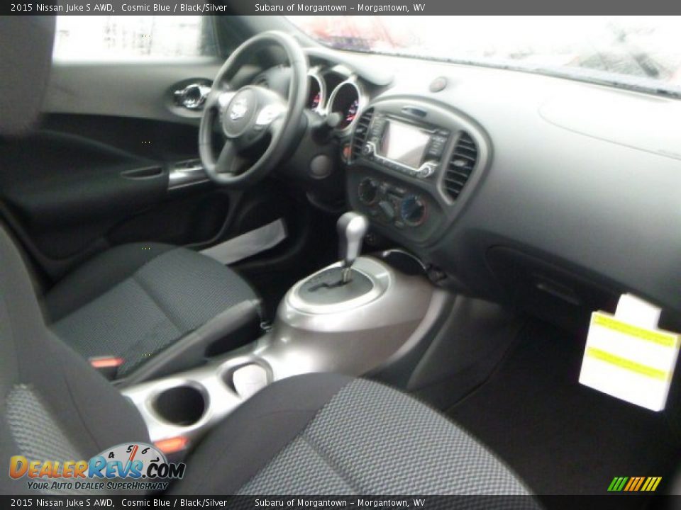 2015 Nissan Juke S AWD Cosmic Blue / Black/Silver Photo #12