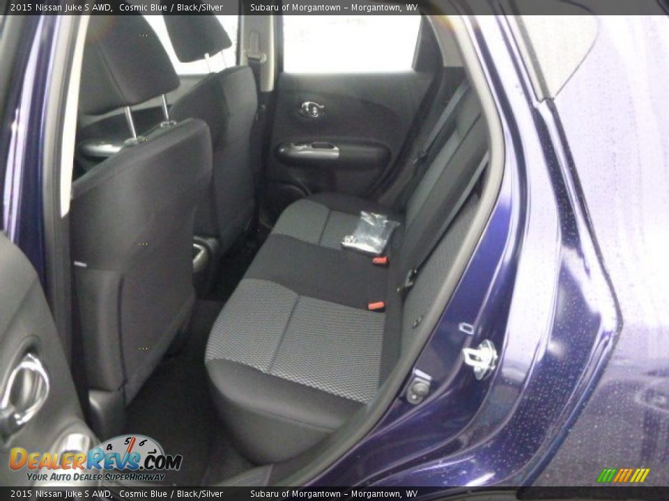 2015 Nissan Juke S AWD Cosmic Blue / Black/Silver Photo #14