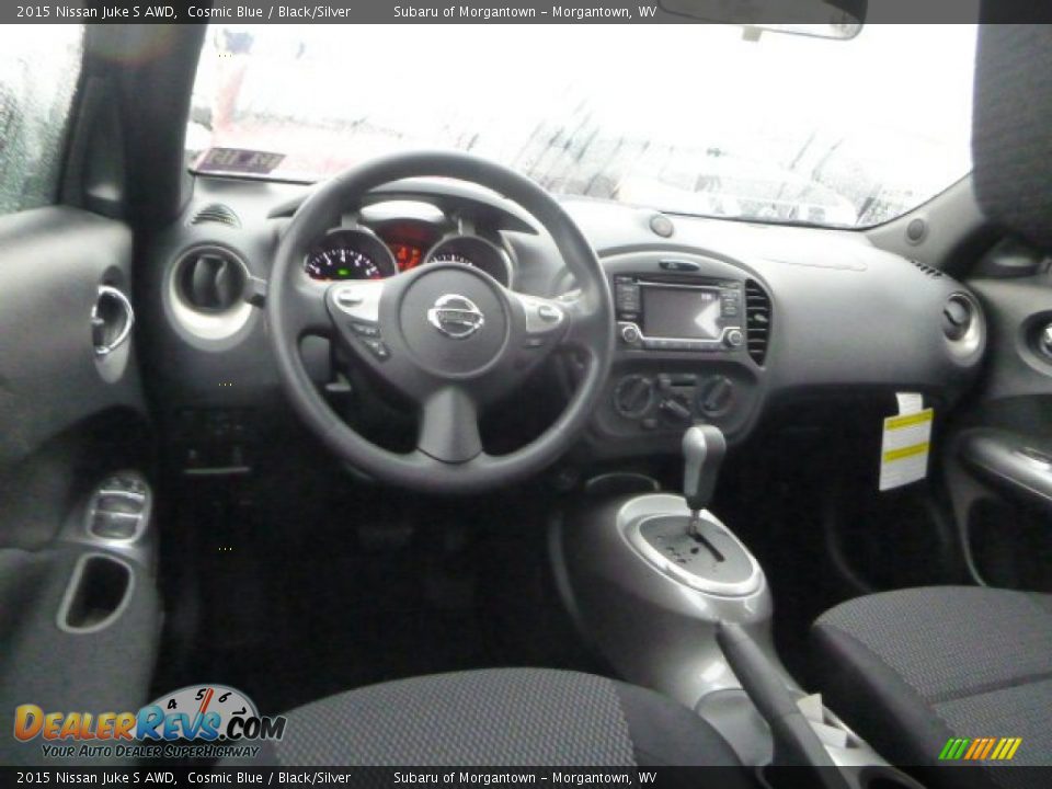 2015 Nissan Juke S AWD Cosmic Blue / Black/Silver Photo #15