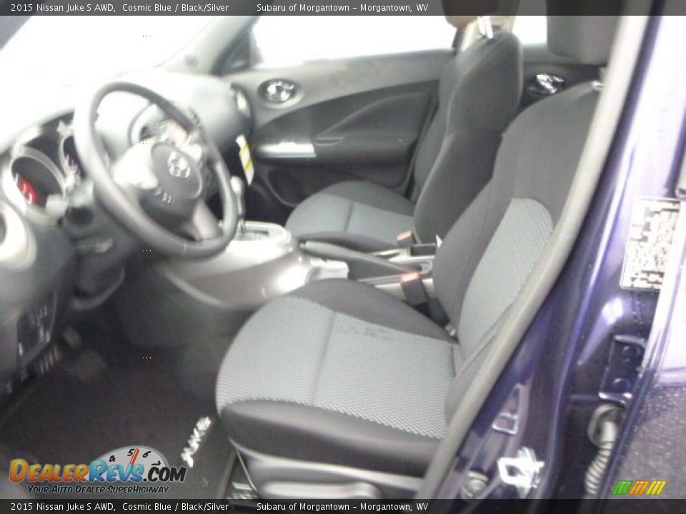 2015 Nissan Juke S AWD Cosmic Blue / Black/Silver Photo #17