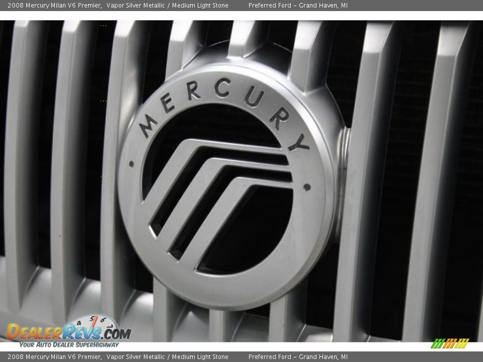 2008 Mercury Milan V6 Premier Vapor Silver Metallic / Medium Light Stone Photo #4