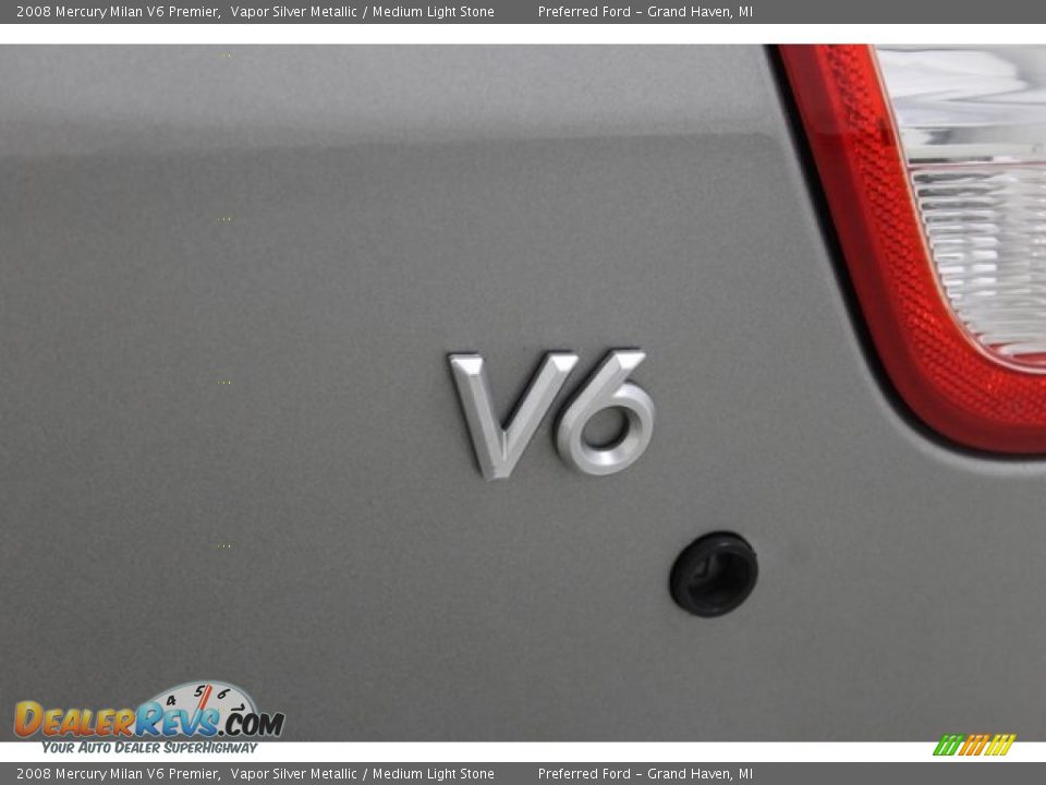 2008 Mercury Milan V6 Premier Vapor Silver Metallic / Medium Light Stone Photo #9