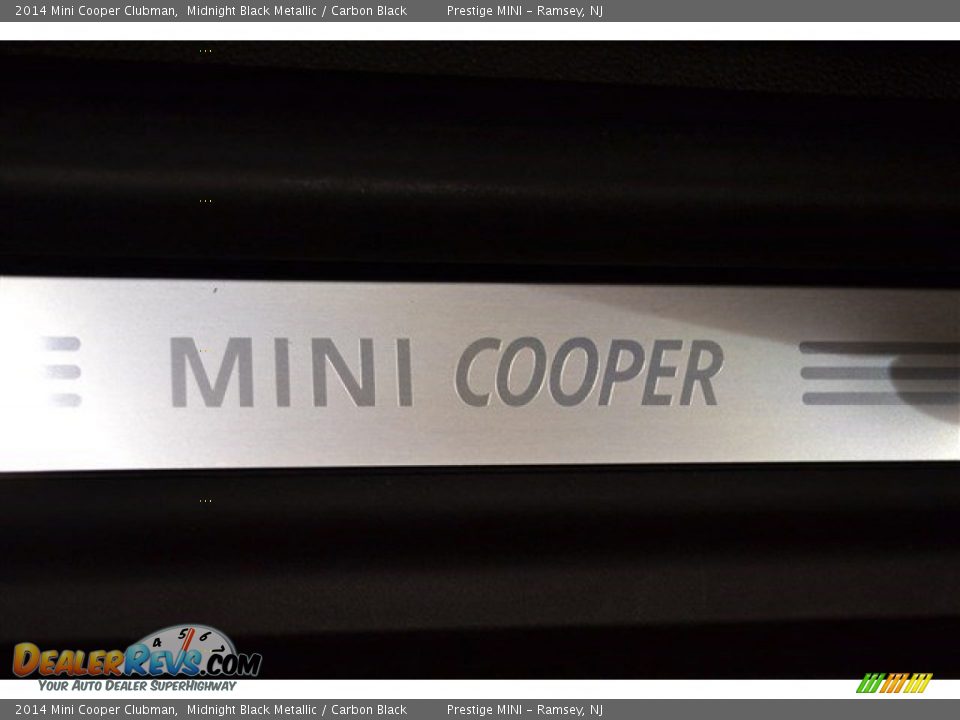 2014 Mini Cooper Clubman Midnight Black Metallic / Carbon Black Photo #8