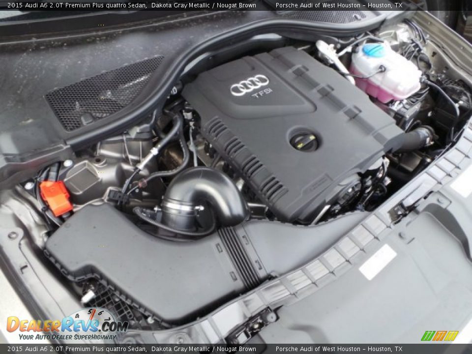 2015 Audi A6 2.0T Premium Plus quattro Sedan Dakota Gray Metallic / Nougat Brown Photo #31