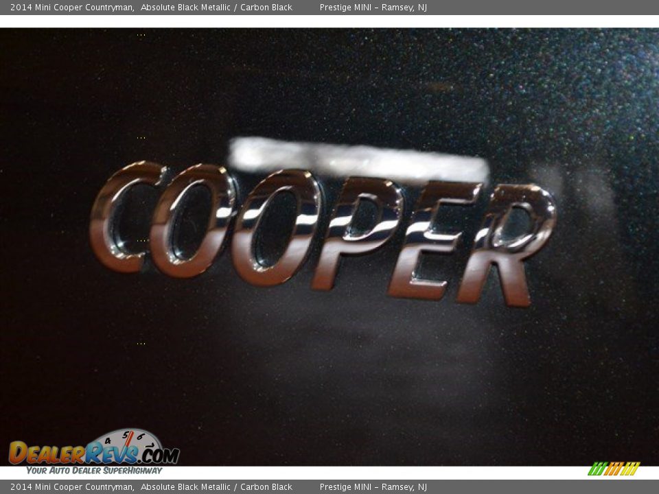 2014 Mini Cooper Countryman Absolute Black Metallic / Carbon Black Photo #19
