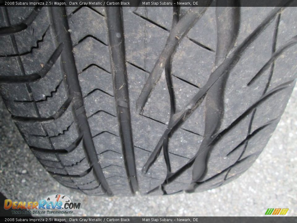 2008 Subaru Impreza 2.5i Wagon Dark Gray Metallic / Carbon Black Photo #22