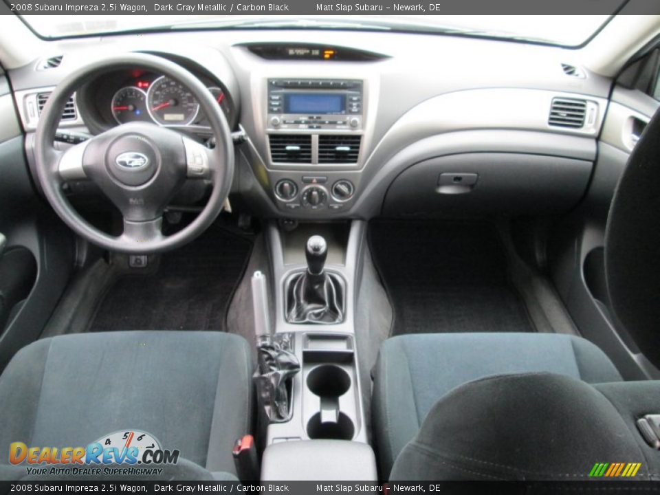 2008 Subaru Impreza 2.5i Wagon Dark Gray Metallic / Carbon Black Photo #23