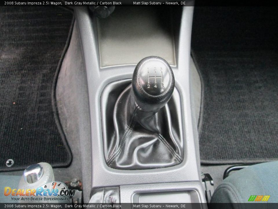 2008 Subaru Impreza 2.5i Wagon Dark Gray Metallic / Carbon Black Photo #25