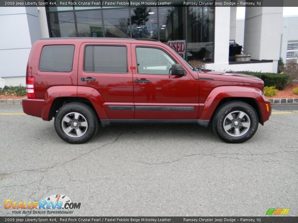 Red Rock Crystal Pearl 2009 Jeep Liberty Sport 4x4 Photo #5