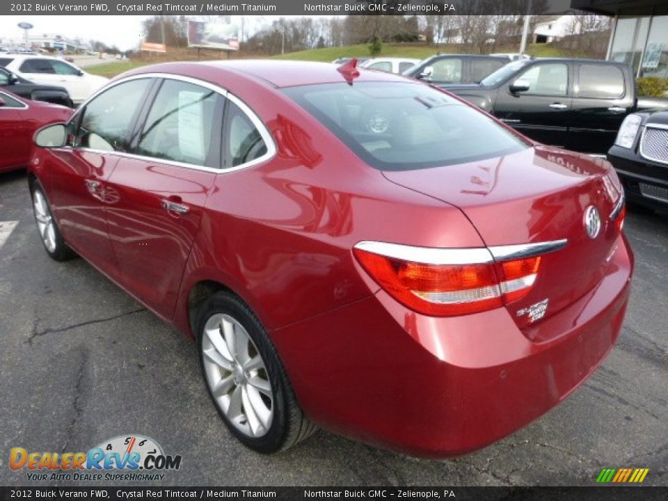 2012 Buick Verano FWD Crystal Red Tintcoat / Medium Titanium Photo #3