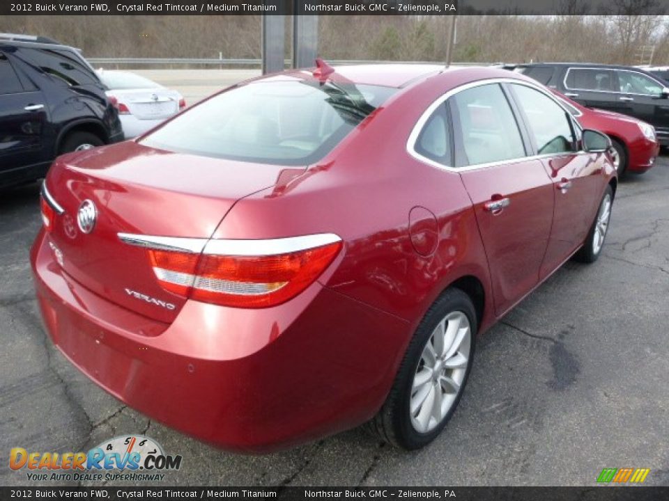 2012 Buick Verano FWD Crystal Red Tintcoat / Medium Titanium Photo #5