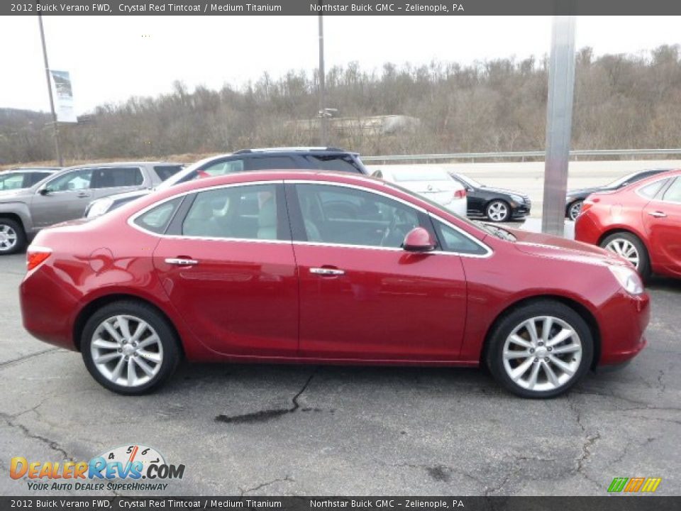 2012 Buick Verano FWD Crystal Red Tintcoat / Medium Titanium Photo #6