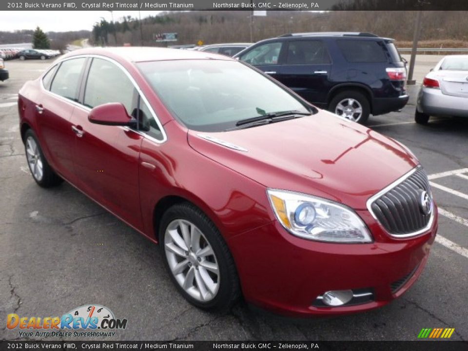 2012 Buick Verano FWD Crystal Red Tintcoat / Medium Titanium Photo #7