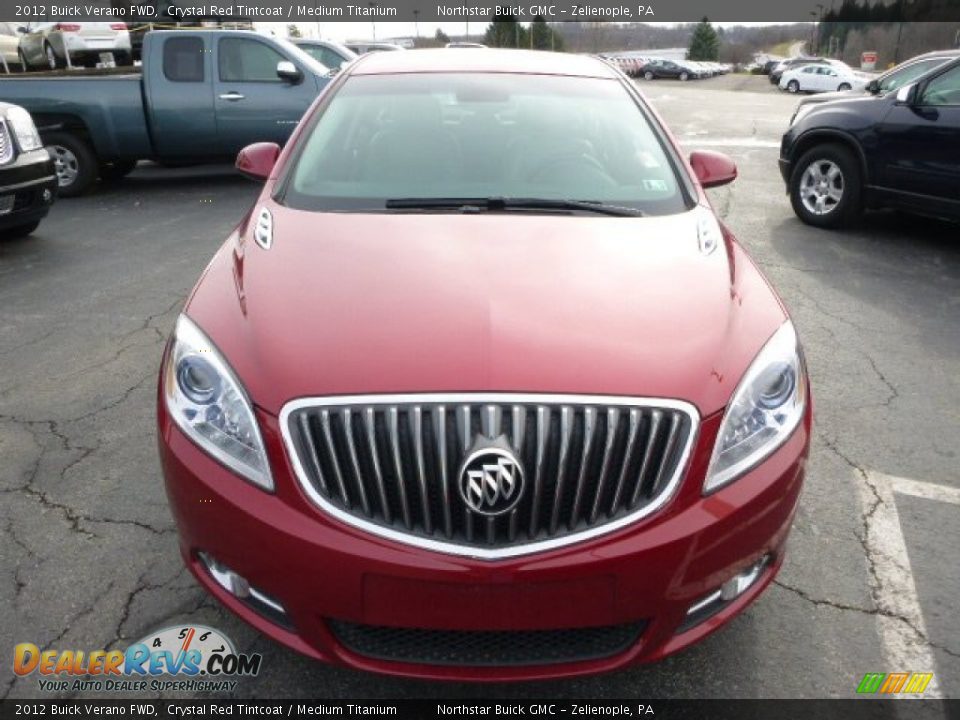 2012 Buick Verano FWD Crystal Red Tintcoat / Medium Titanium Photo #8