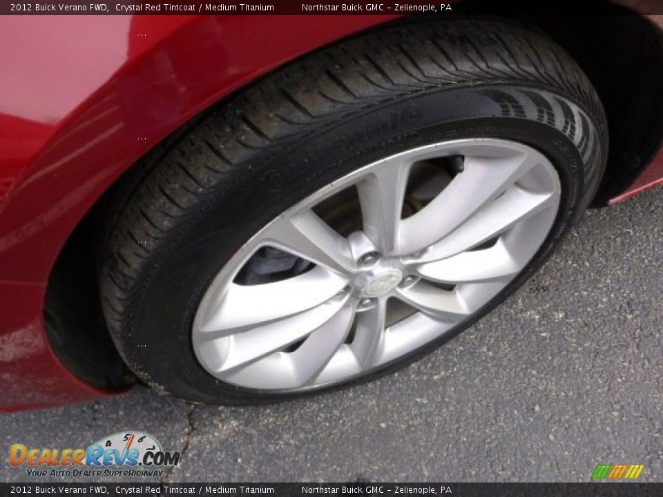 2012 Buick Verano FWD Crystal Red Tintcoat / Medium Titanium Photo #9