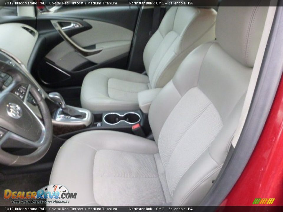 2012 Buick Verano FWD Crystal Red Tintcoat / Medium Titanium Photo #11