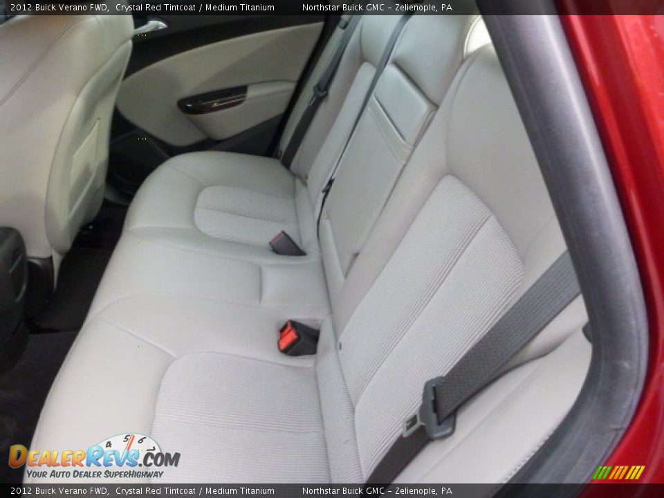 2012 Buick Verano FWD Crystal Red Tintcoat / Medium Titanium Photo #12