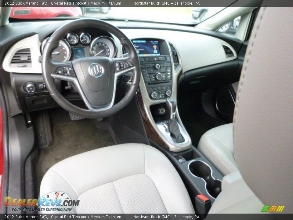 2012 Buick Verano FWD Crystal Red Tintcoat / Medium Titanium Photo #13