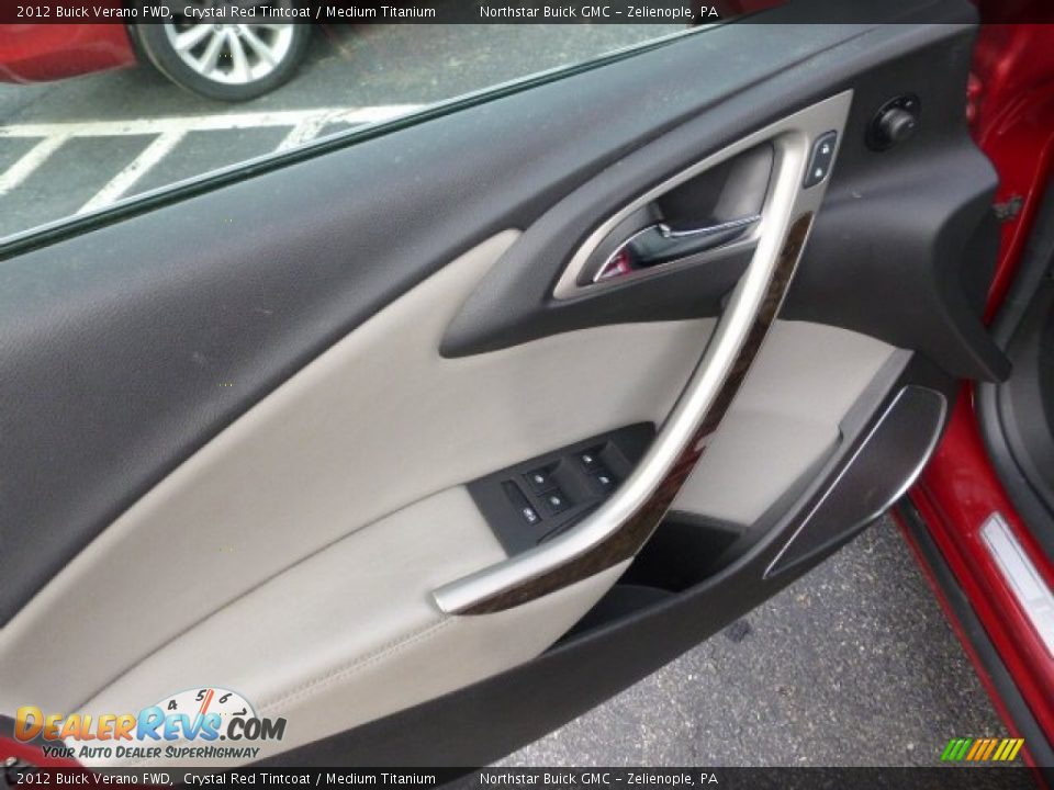 2012 Buick Verano FWD Crystal Red Tintcoat / Medium Titanium Photo #14