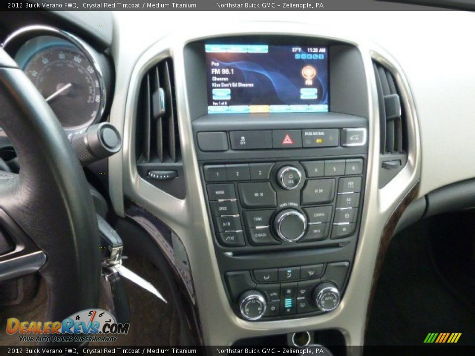 2012 Buick Verano FWD Crystal Red Tintcoat / Medium Titanium Photo #18