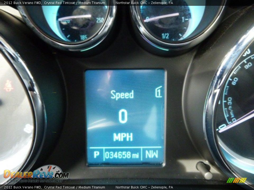 2012 Buick Verano FWD Crystal Red Tintcoat / Medium Titanium Photo #20