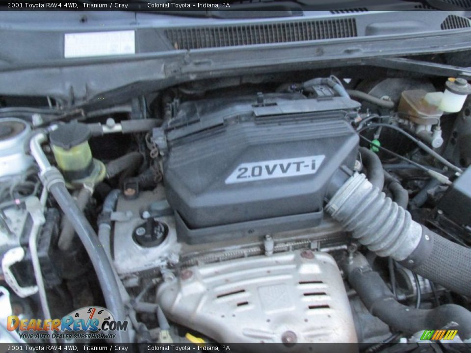 2001 Toyota RAV4 4WD Titanium / Gray Photo #10