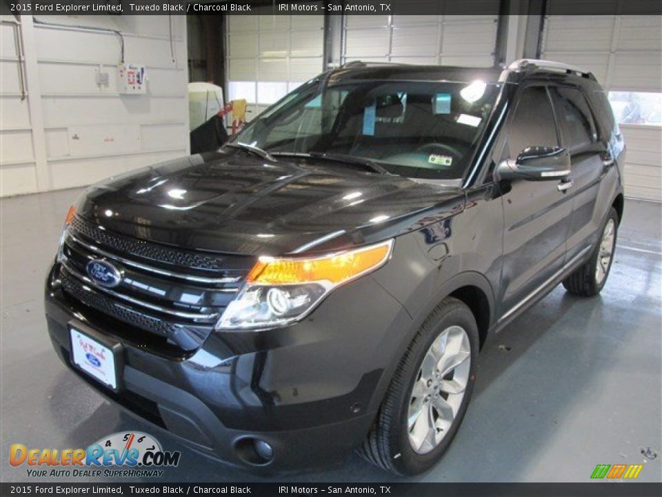 2015 Ford Explorer Limited Tuxedo Black / Charcoal Black Photo #3
