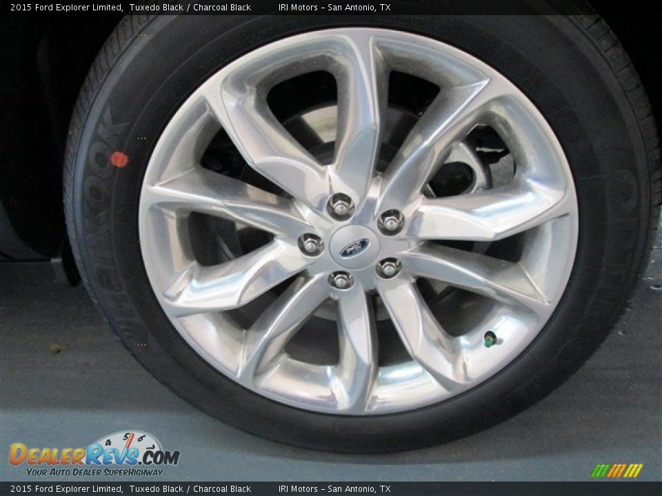 2015 Ford Explorer Limited Tuxedo Black / Charcoal Black Photo #4