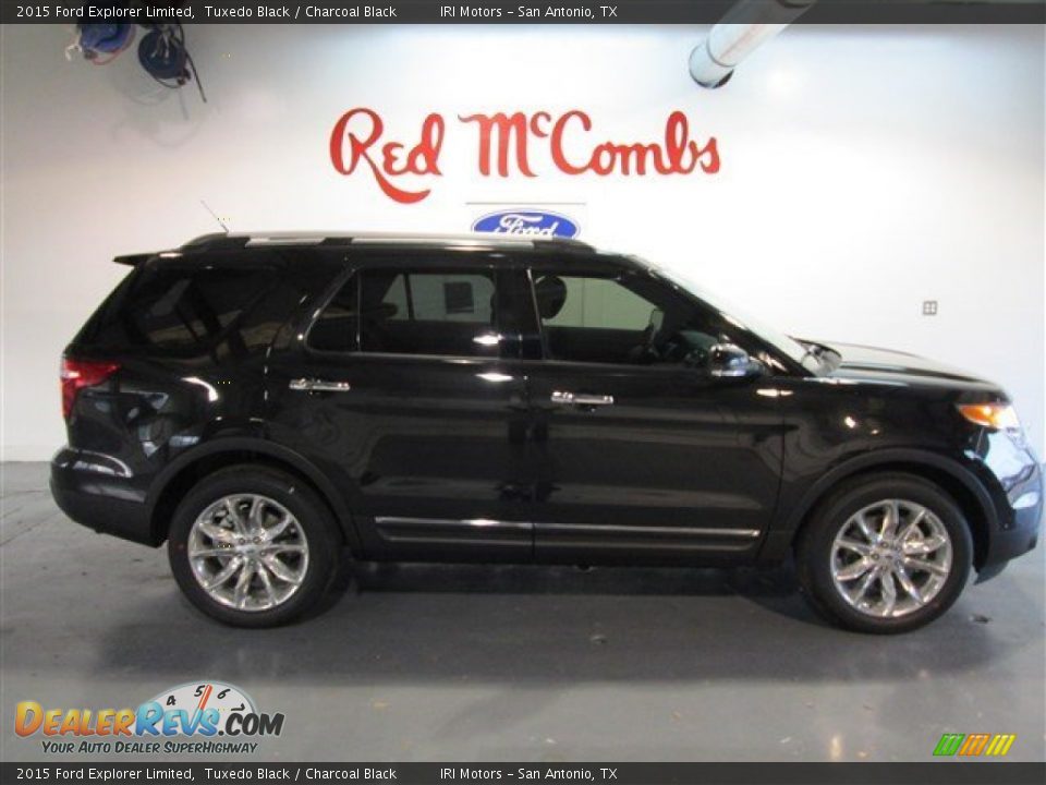 2015 Ford Explorer Limited Tuxedo Black / Charcoal Black Photo #8