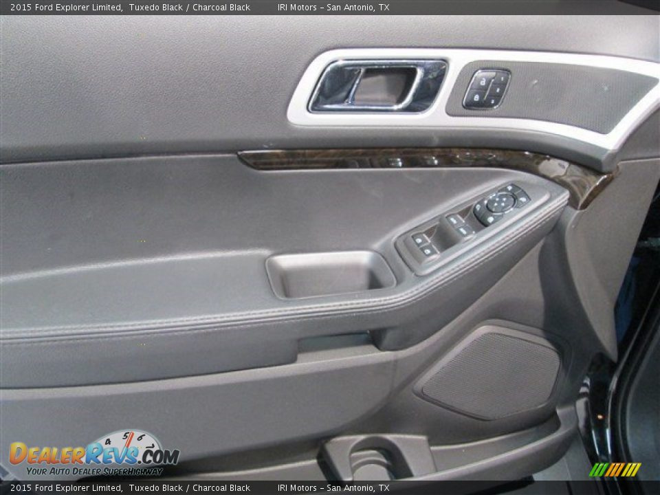 2015 Ford Explorer Limited Tuxedo Black / Charcoal Black Photo #16