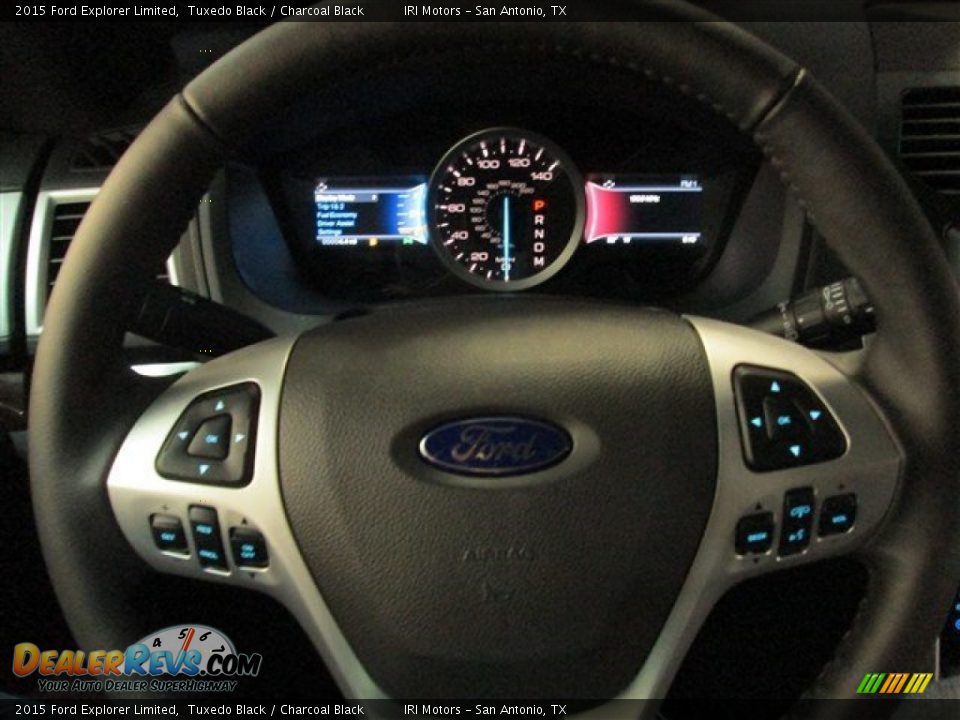 2015 Ford Explorer Limited Tuxedo Black / Charcoal Black Photo #23