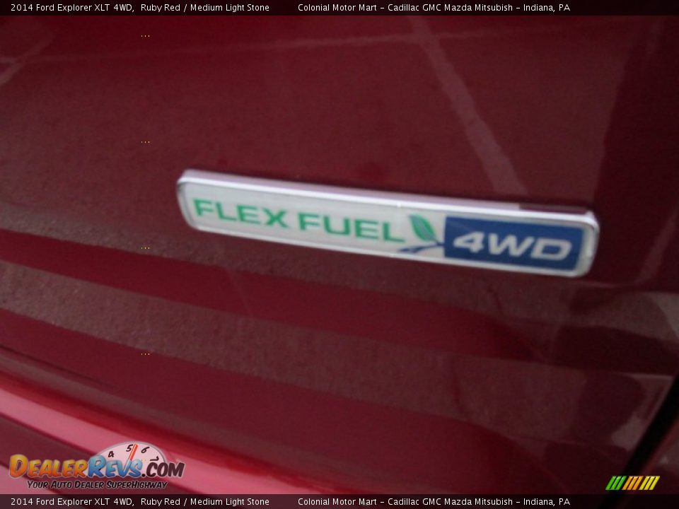 2014 Ford Explorer XLT 4WD Ruby Red / Medium Light Stone Photo #7
