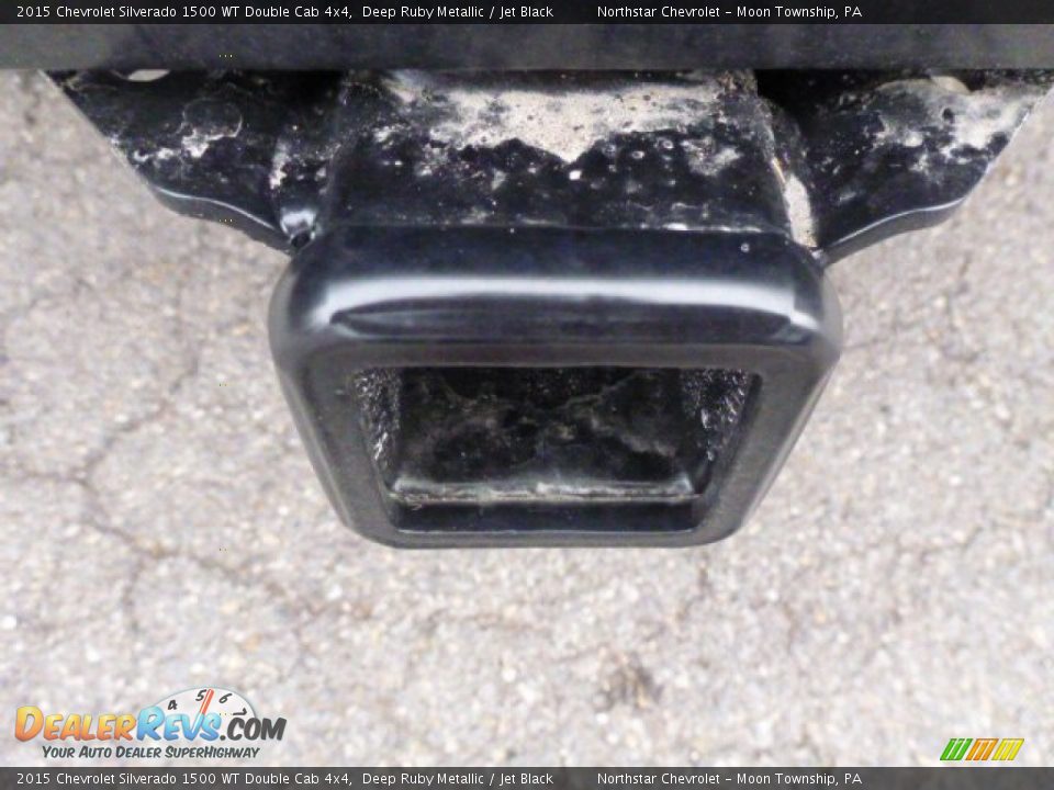 2015 Chevrolet Silverado 1500 WT Double Cab 4x4 Deep Ruby Metallic / Jet Black Photo #5