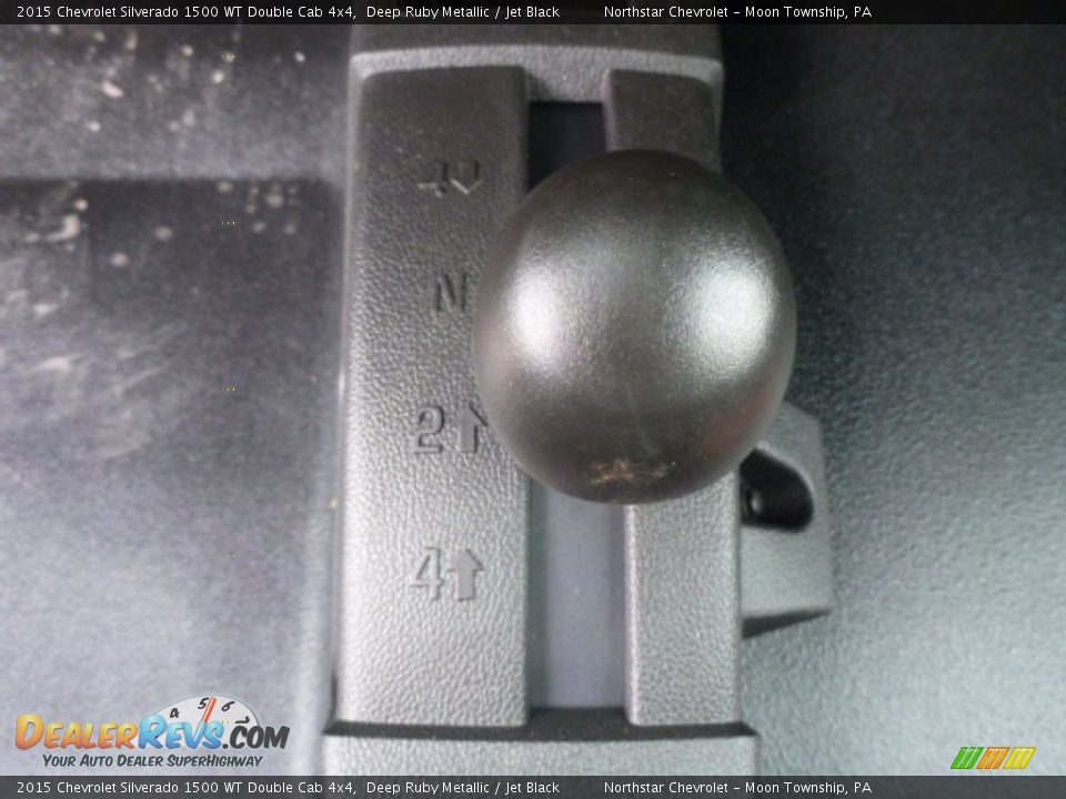 2015 Chevrolet Silverado 1500 WT Double Cab 4x4 Deep Ruby Metallic / Jet Black Photo #18