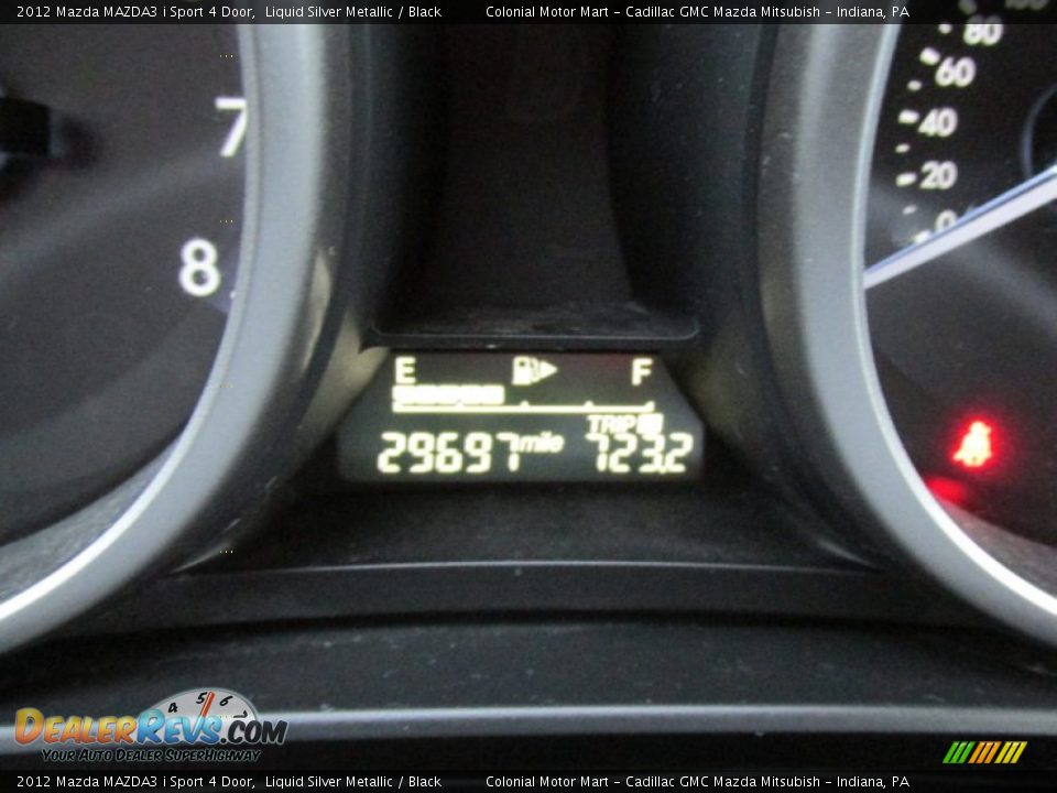 2012 Mazda MAZDA3 i Sport 4 Door Liquid Silver Metallic / Black Photo #20