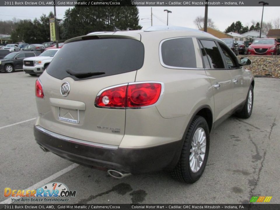 2011 Buick Enclave CXL AWD Gold Mist Metallic / Cashmere/Cocoa Photo #6