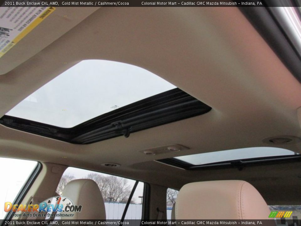 2011 Buick Enclave CXL AWD Gold Mist Metallic / Cashmere/Cocoa Photo #12