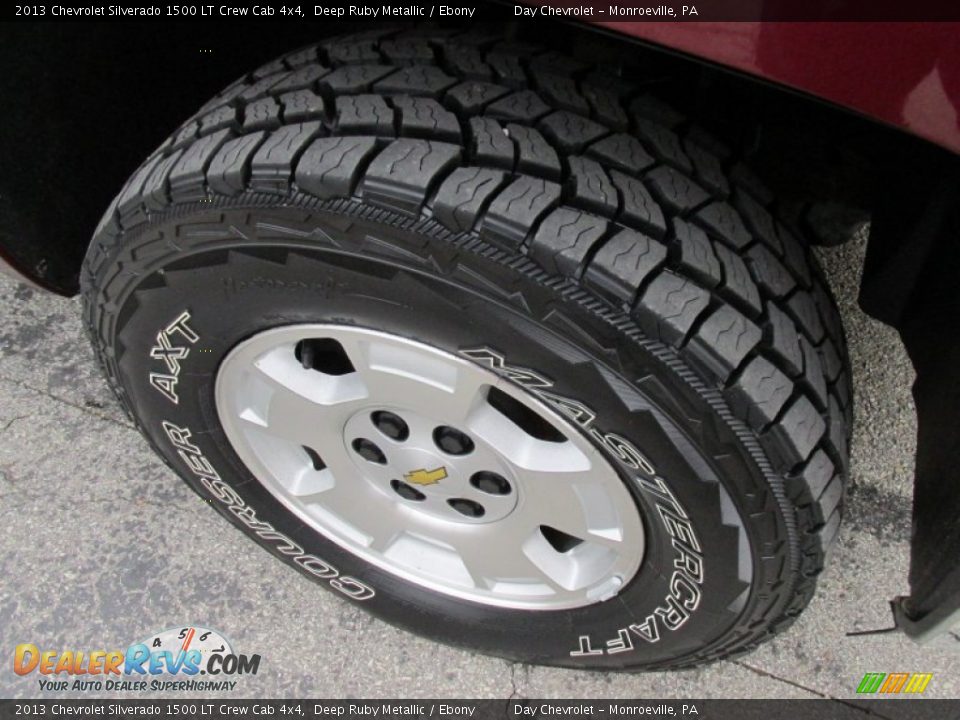 2013 Chevrolet Silverado 1500 LT Crew Cab 4x4 Deep Ruby Metallic / Ebony Photo #6