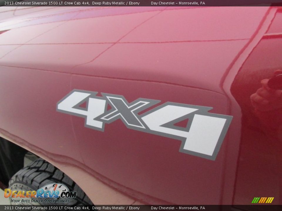2013 Chevrolet Silverado 1500 LT Crew Cab 4x4 Deep Ruby Metallic / Ebony Photo #10