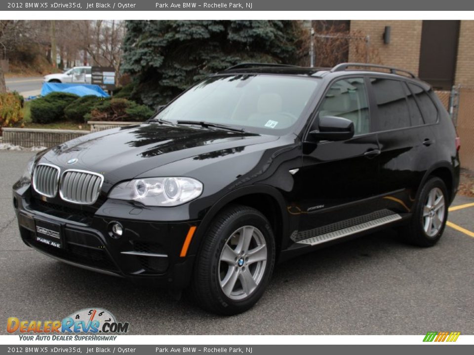 2012 BMW X5 xDrive35d Jet Black / Oyster Photo #6