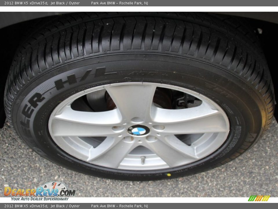 2012 BMW X5 xDrive35d Jet Black / Oyster Photo #34