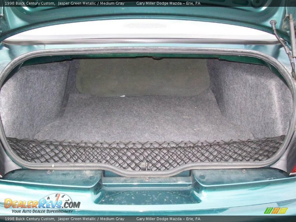 1998 Buick Century Custom Jasper Green Metallic / Medium Gray Photo #5