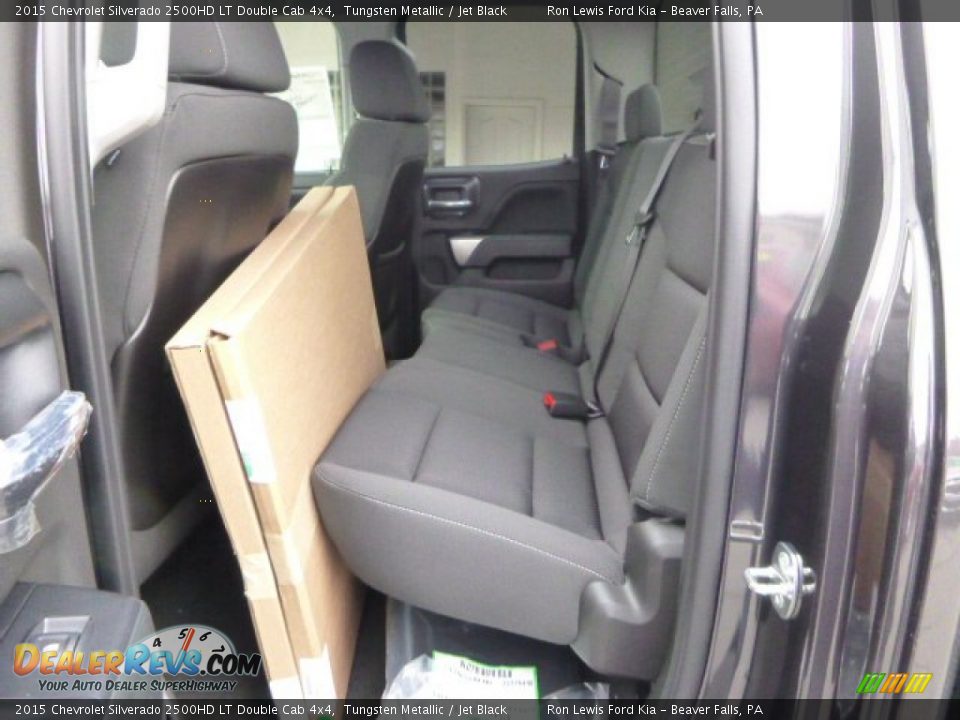 2015 Chevrolet Silverado 2500HD LT Double Cab 4x4 Tungsten Metallic / Jet Black Photo #14
