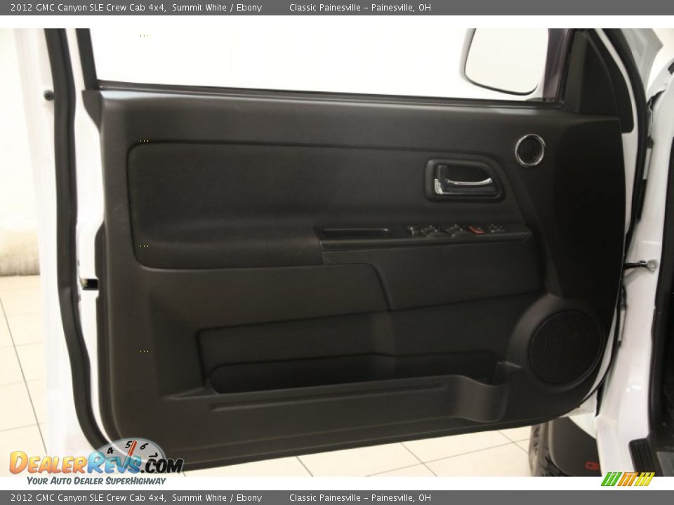 2012 GMC Canyon SLE Crew Cab 4x4 Summit White / Ebony Photo #4