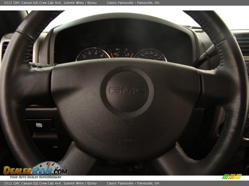 2012 GMC Canyon SLE Crew Cab 4x4 Summit White / Ebony Photo #6