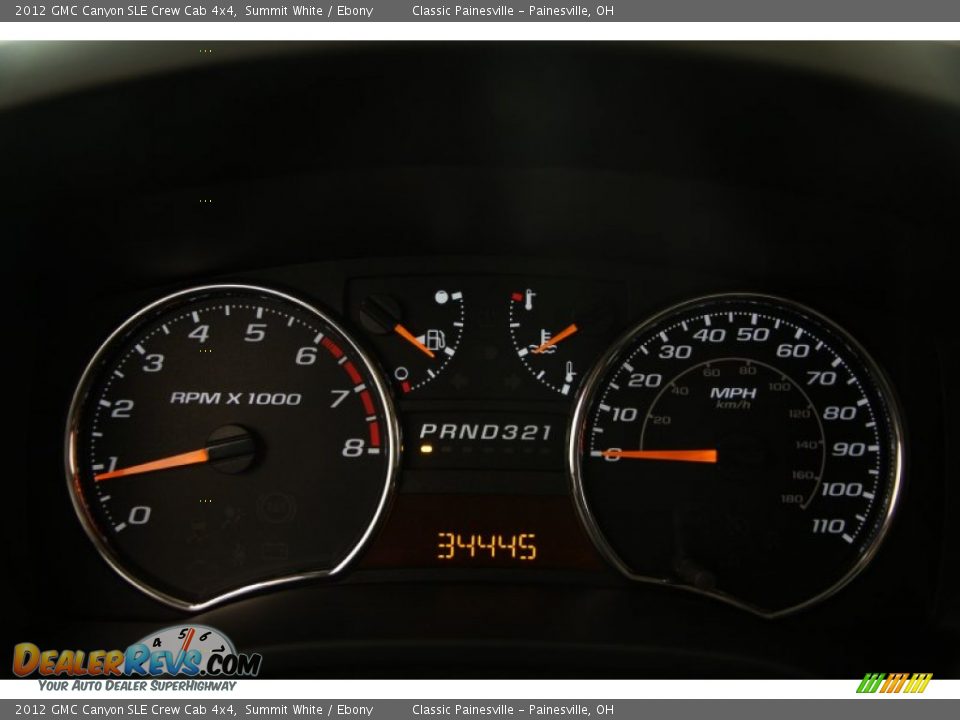 2012 GMC Canyon SLE Crew Cab 4x4 Summit White / Ebony Photo #7