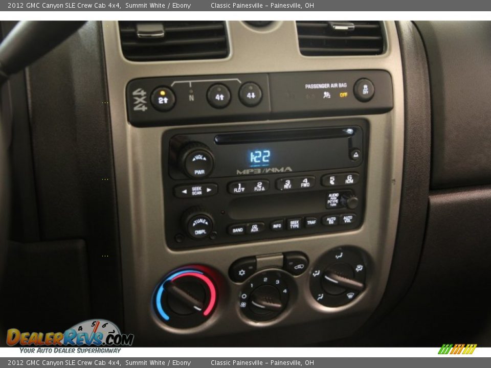 2012 GMC Canyon SLE Crew Cab 4x4 Summit White / Ebony Photo #9