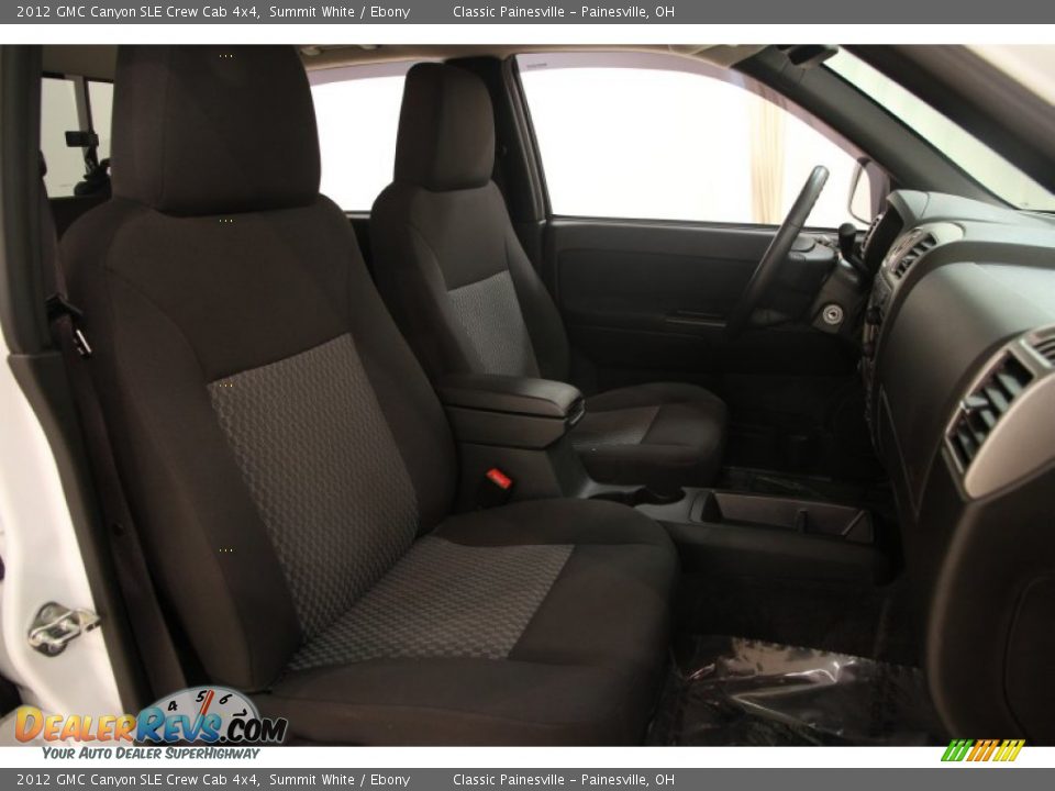 2012 GMC Canyon SLE Crew Cab 4x4 Summit White / Ebony Photo #10